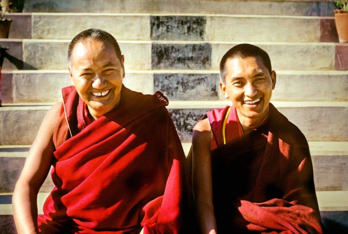 Ảnh: Lama Yeshe (trái) (1935 - 1984) và Lama Zopa (phải)